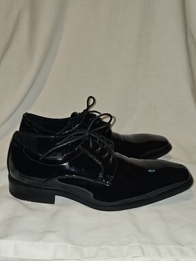 Faranzi Addison Black Lace-Up Dress Shoe Men's Size 8.5 Used